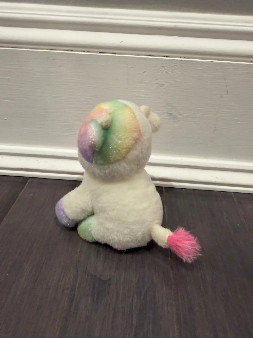NWOT 5” in Pettoties Pets Plush Rainbow-Accent Pig Stuffed Animal Plush Toy